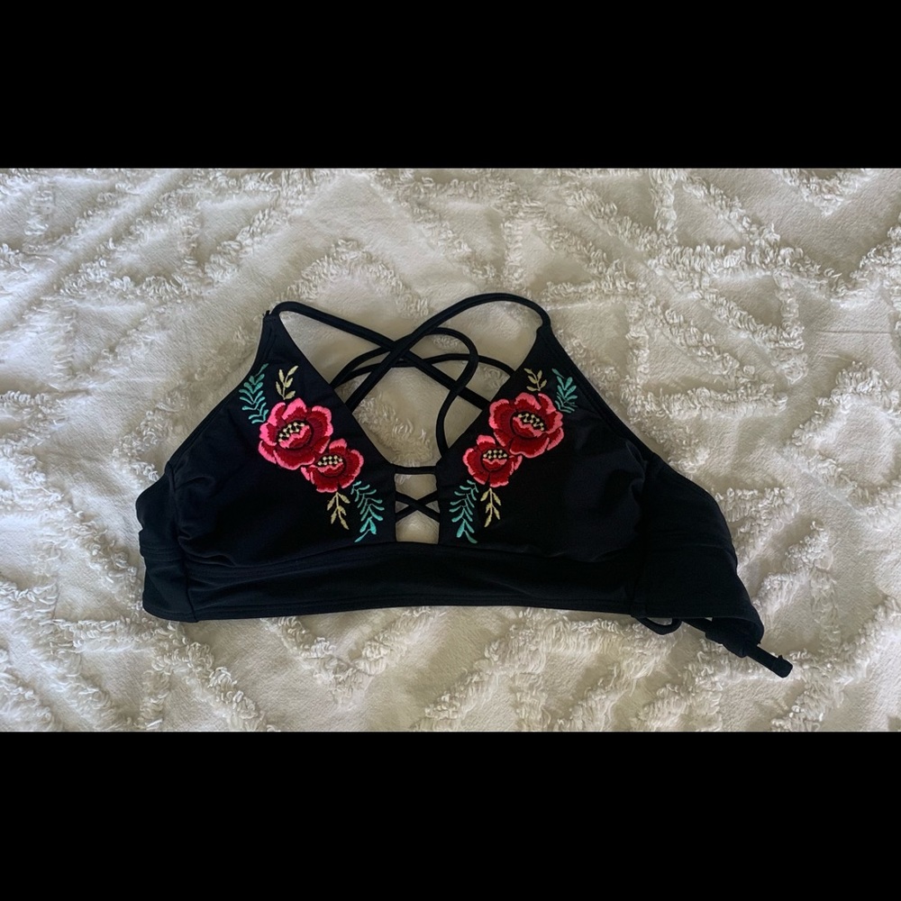 Halter swim top
